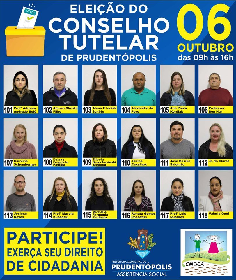 CONFIRA OS LOCAIS DE VOTAÇÃO DA ELEIÇÃO DO CONSELHO TUTELAR DE PALHOÇA 2019  - CMDCA