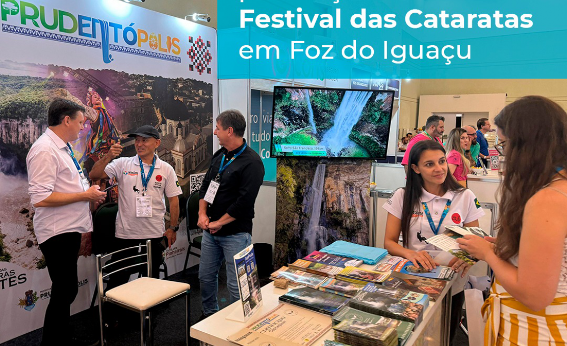 Secretaria de Turismo e Cultura marcam presença na 19ª edição do Festival das Cataratas 