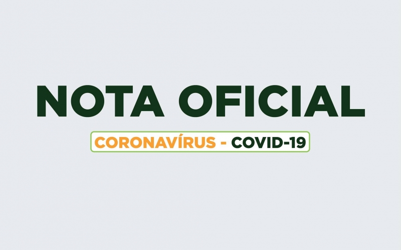 NOTA OFICIAL CORONAVÍRUS – 31.03.2020