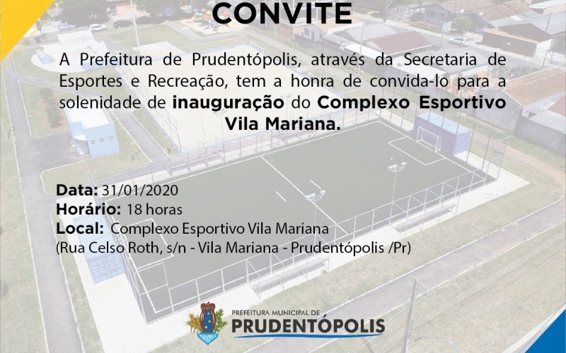 Complexo Esportivo Vila Mariana será inaugurado 