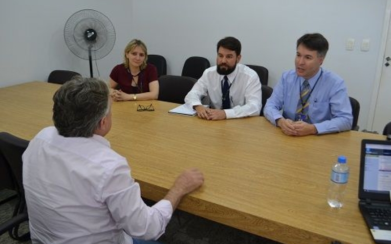 Superintendente regional do Banco do Brasil visita a  Prefeitura de Prudentópolis.